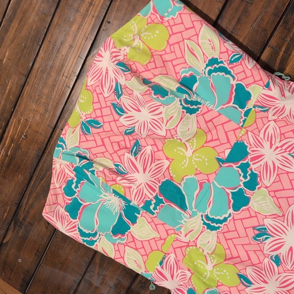 Vintage Lilly Pulitzer Sienna Dress Strapless *Missing Belt* - Picture 4 of 11